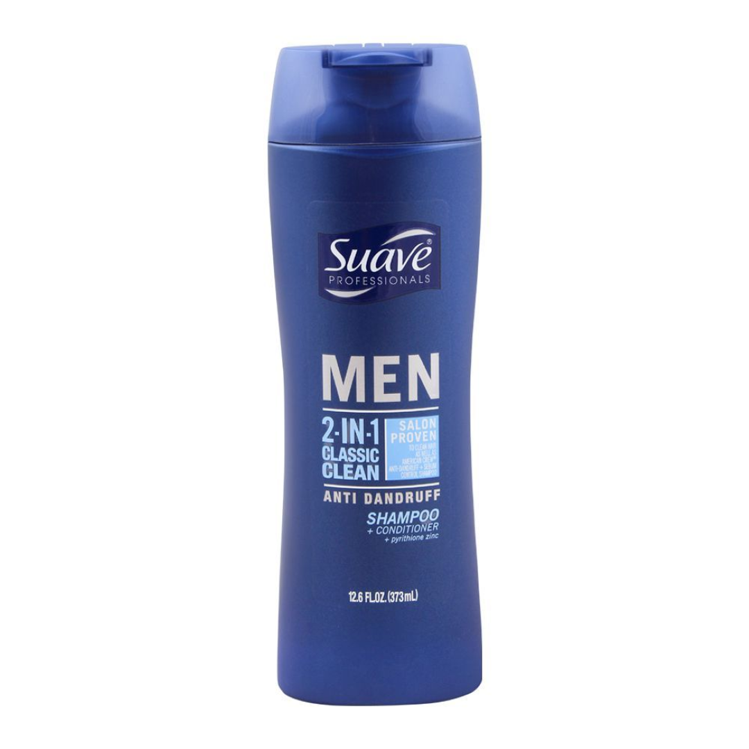 SUAVE PROF MEN 2IN1 SH&COND CLASSIC CLN 373ML